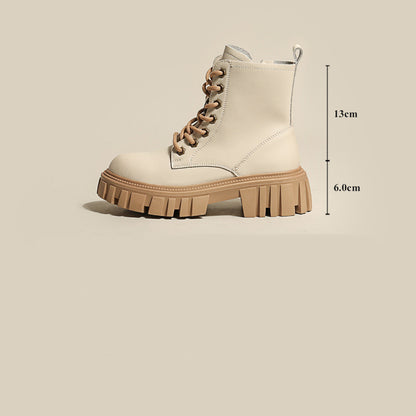 Damen Plateaustiefel Heidi Stil Modisch Hoch