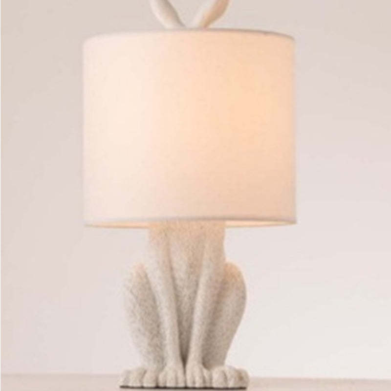 Kaninchen Tischlampe Gold Dekorativ mit Schirm
