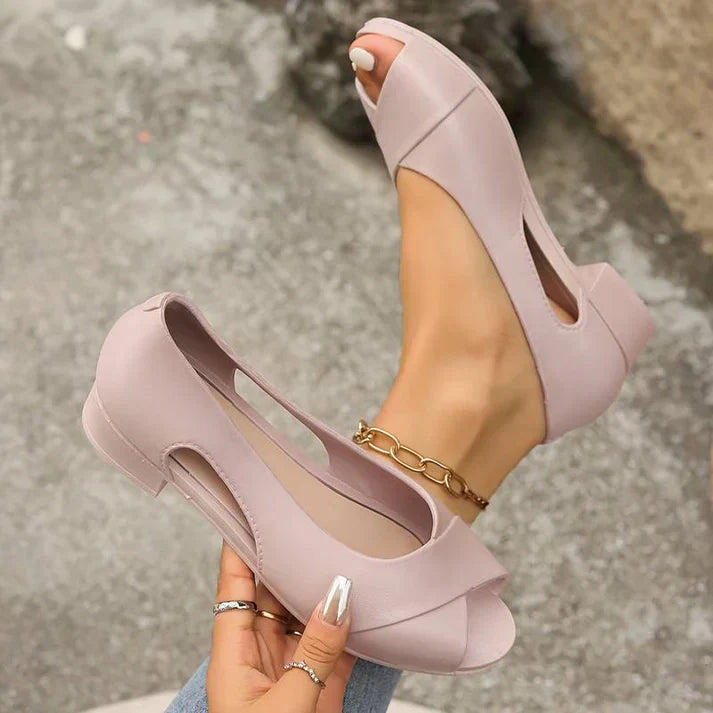 Damen-Abelia Peeptoe-Sandalen