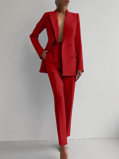 Eleganter Anzug Bestehend aus Blazer und Hose Business