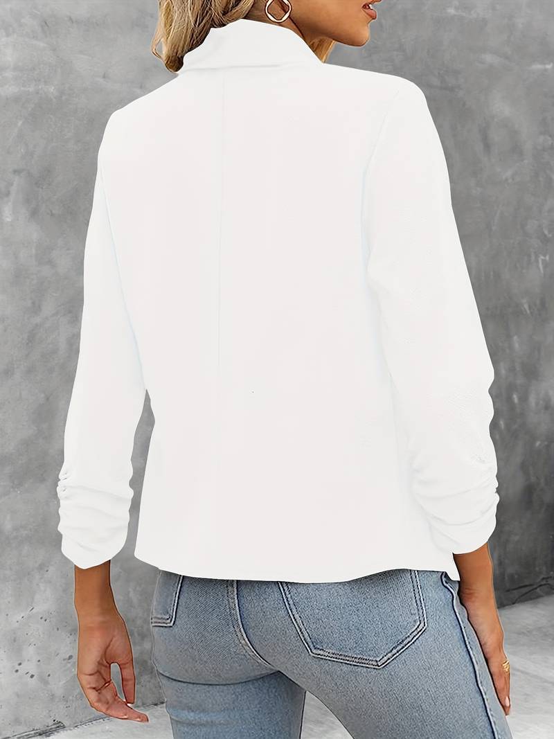 Stilvoller Damenblazer Offene Vorderseite Modern