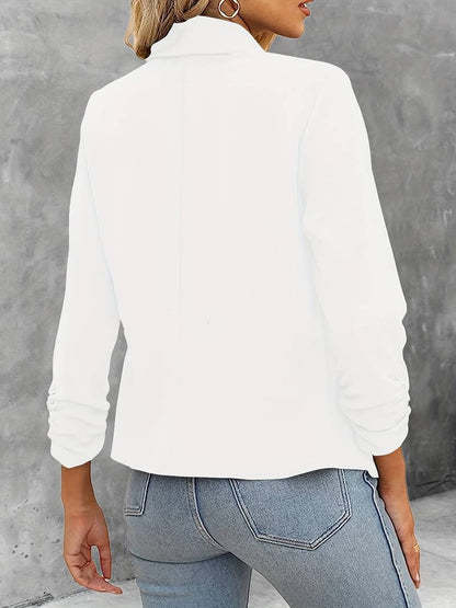 Stilvoller Damenblazer Offene Vorderseite Modern