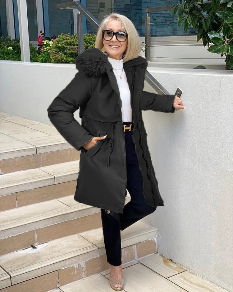 Große Winterjacke Damen Oversize Warm - BerlinGlamour