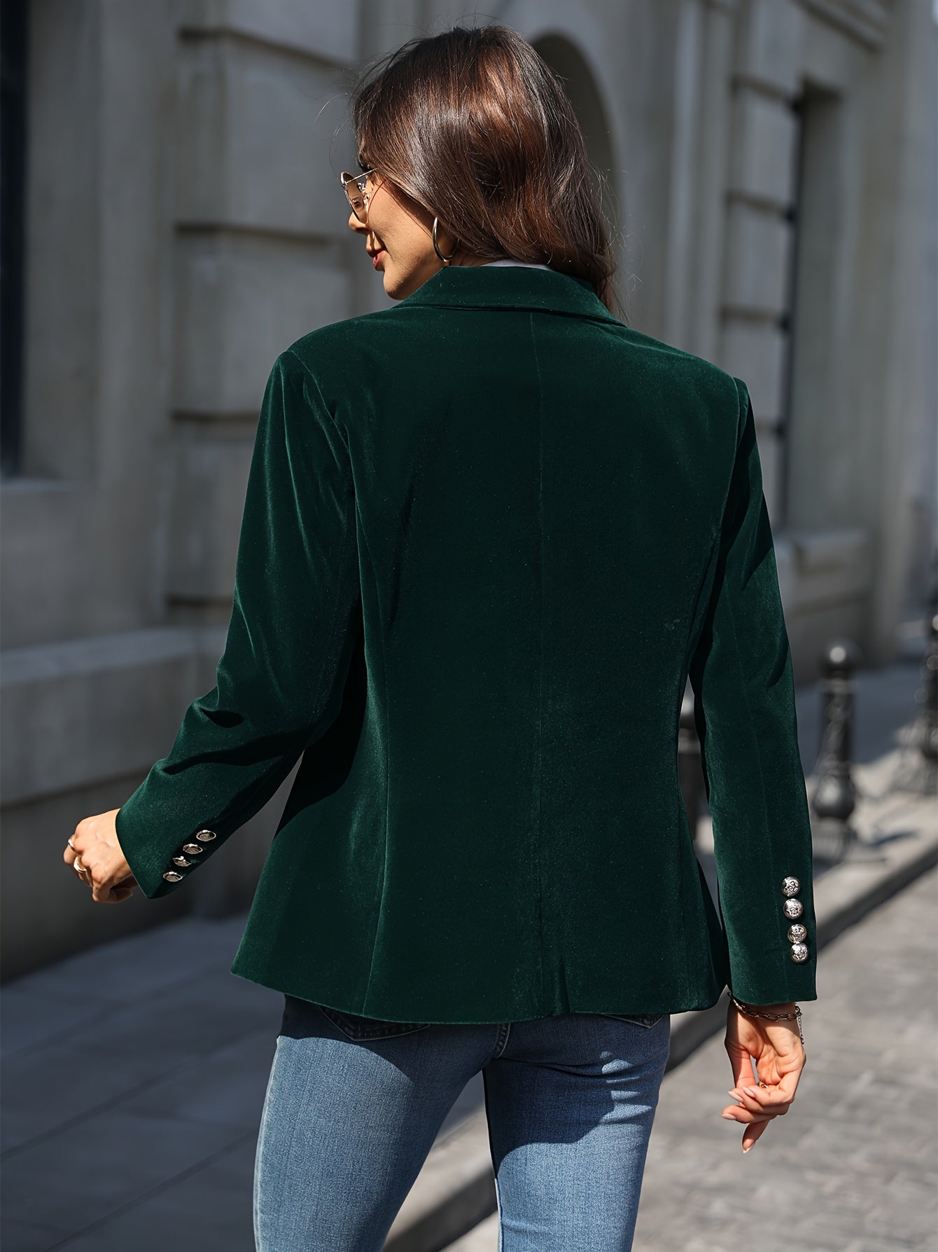 Damen Blazer Klassisch Elegant Modern
