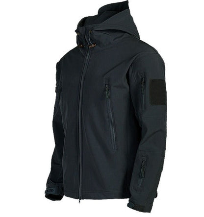 Wasserdichte Softshelljacke mit Kapuze Atmungsaktiv