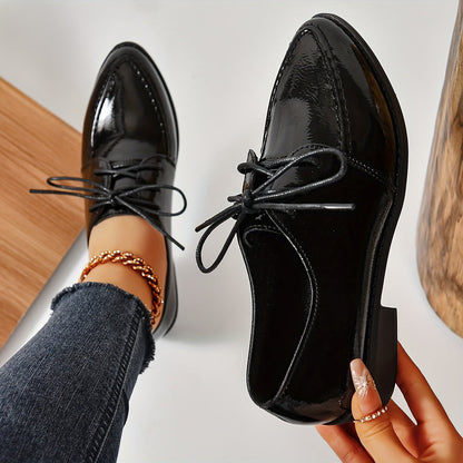 Frauen Loafer Schuhe Elegante Schwarz