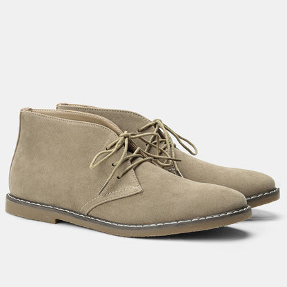 Herren Desert BootsVintage Leder Braun