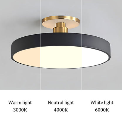 LED Deckenleuchte Modern Gold Mit Dimmfunktion