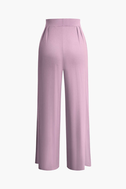 Elegantes Frauen Zweiteiler Set Schleifen Bikinihose