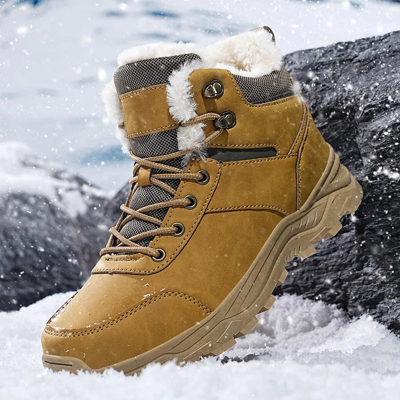 Wasserdichte Winterstiefel Damen Warm Isoliert