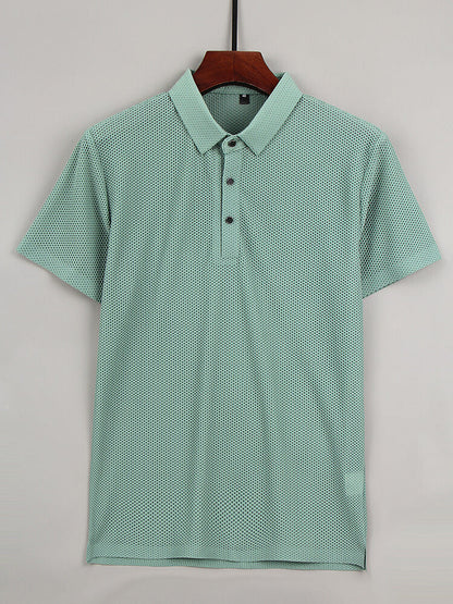 Elegantes Seiden Poloshirt Herren Qualität