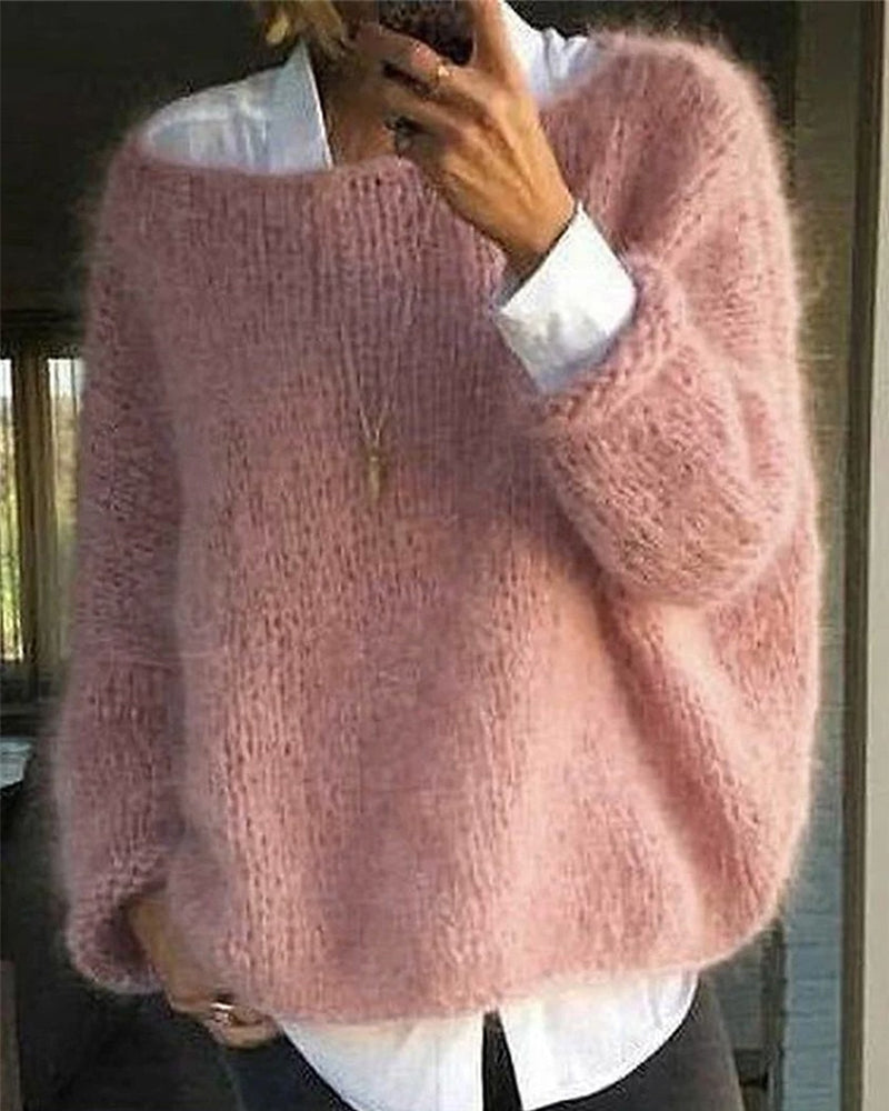 Damen Pullover Zeitlos Warm Winter - BerlinGlamour