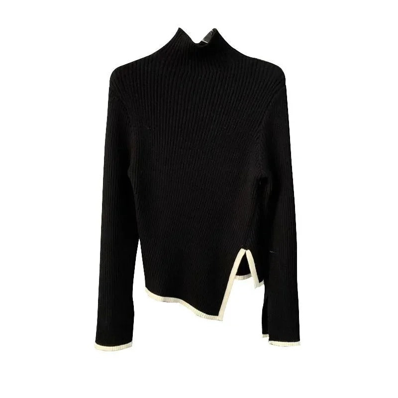 Damen Rollkragenpullover Klassisch Weich Großes Auswahl