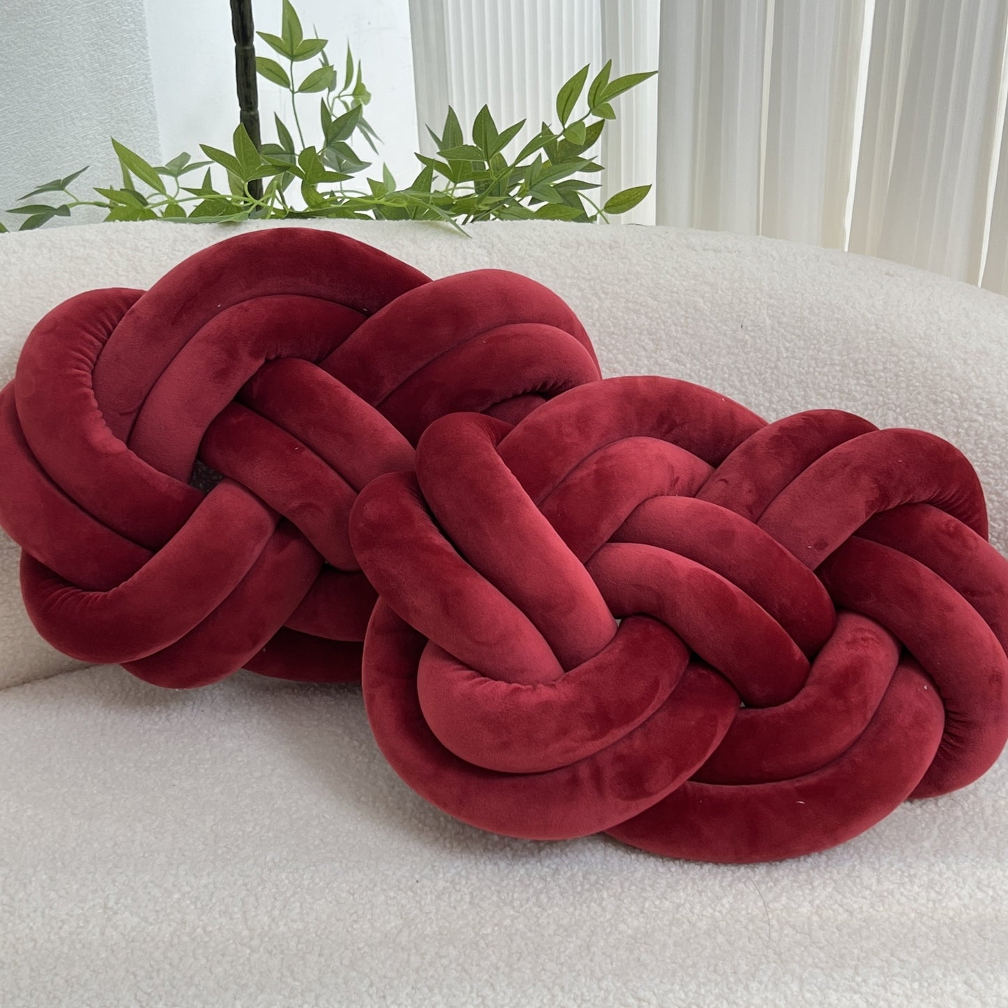 Weiche Kissen Luxus Komfort mit Knöpfen Modern