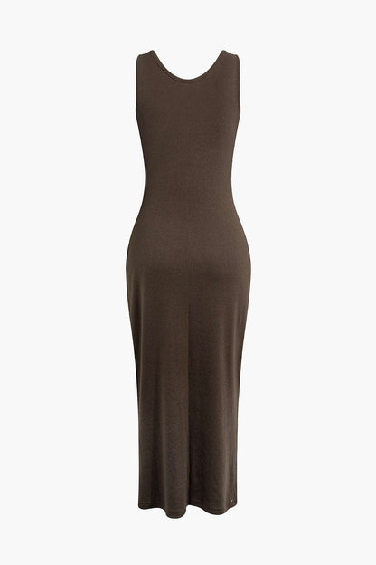 Lässiges Zweiteiler Set Hoodie Midi Kleid Damen