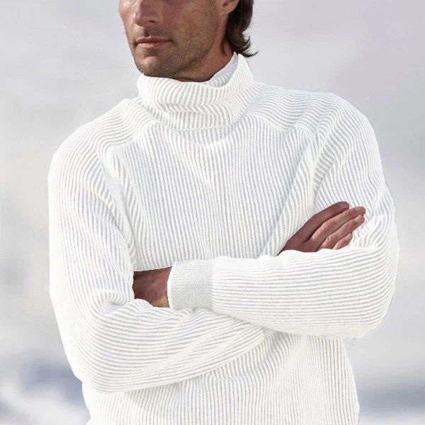 Herren Rollkragenpullover Kaschmir Weich Warm