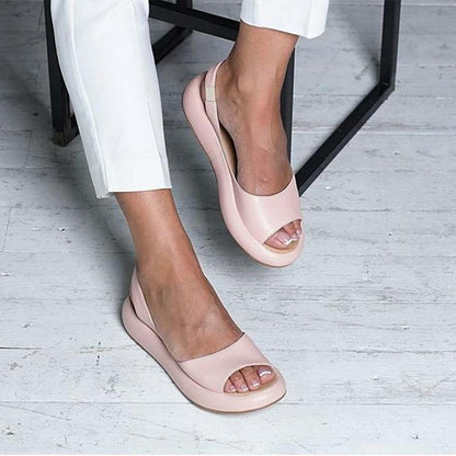 Damen Sandalen Offen Plattform Schuhe Hoch