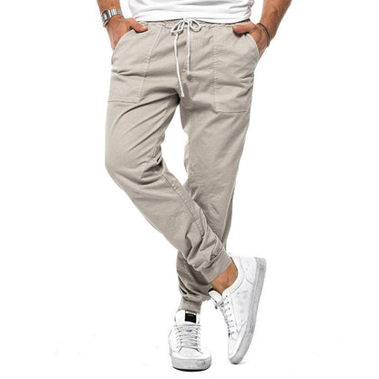 Herren Freizeithose Bequem Einfarbig Komfortable Hose
