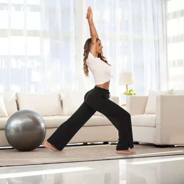 Yoga-Hose Bequem Elastisch Damen - BerlinGlamour