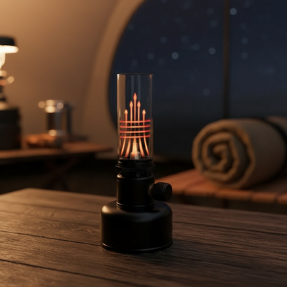 Mini Gasflammen Tischlampe Modern Dekorativ