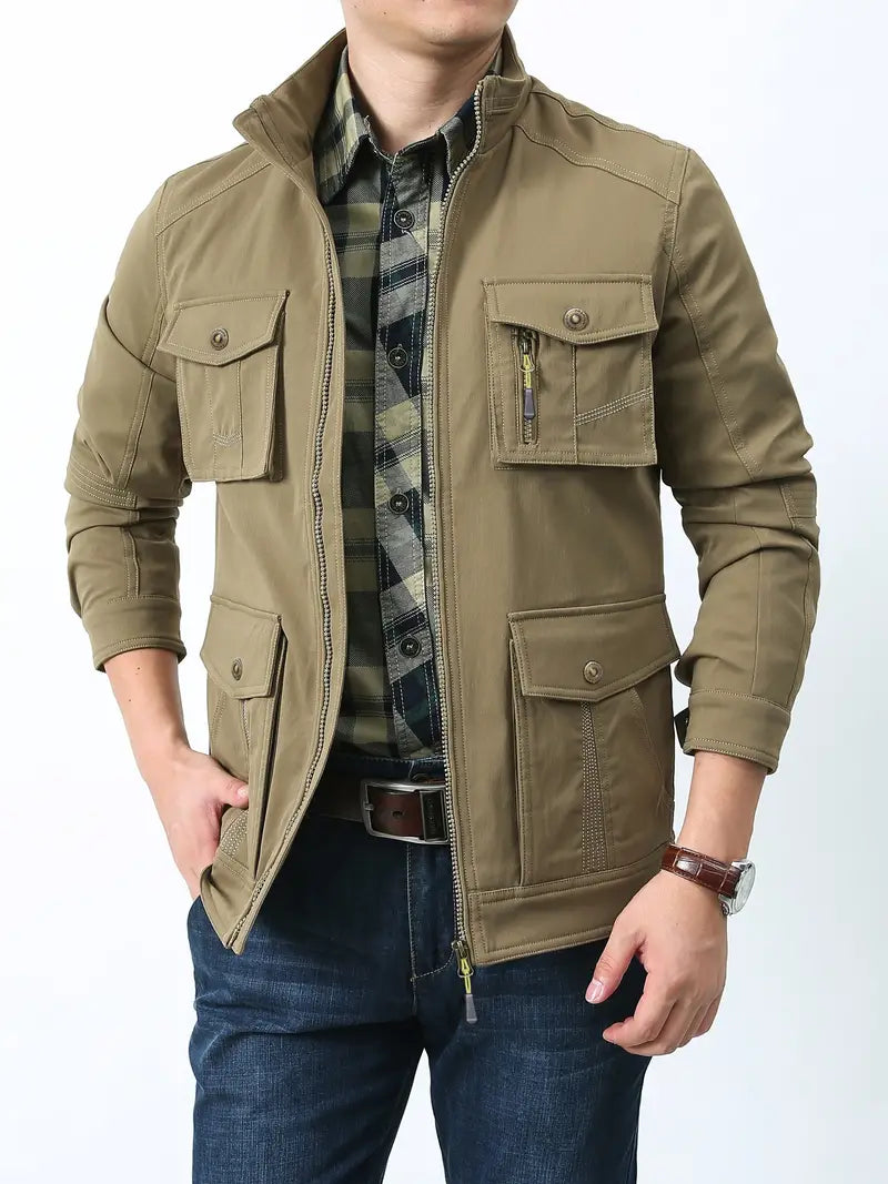 Herren Outdoor Jacke Wetterfest Robust Nylon