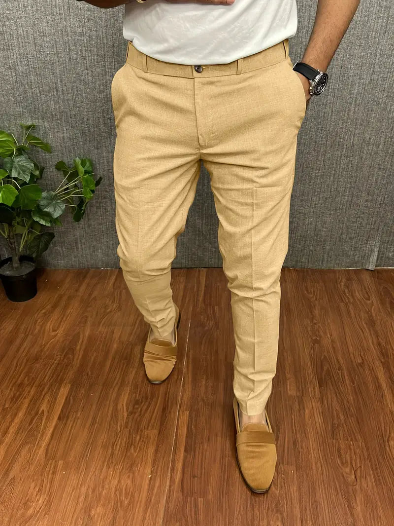Herren Hose Modern Slim Fit Elegant
