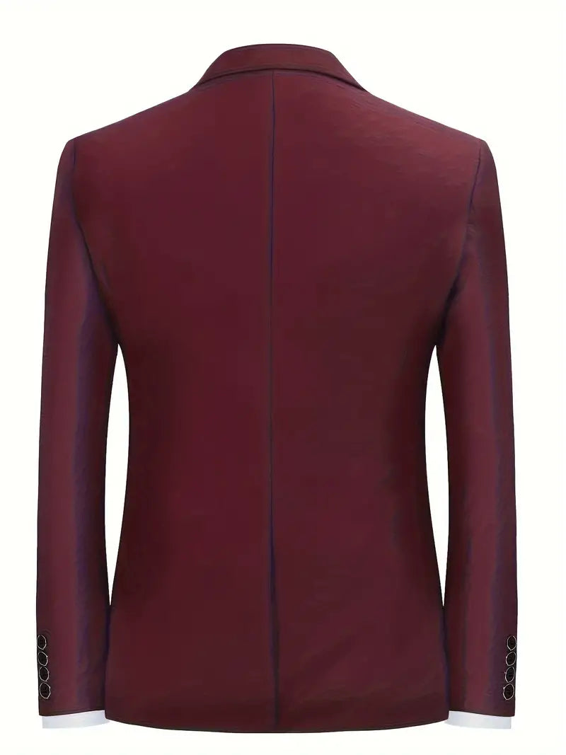 Herrenanzug Zweiteiler Klassisch Business Blazer Hose