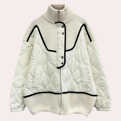 Elegante Strickjacke aus luxuriöser Damenwolle für einen zeitlosen Look
