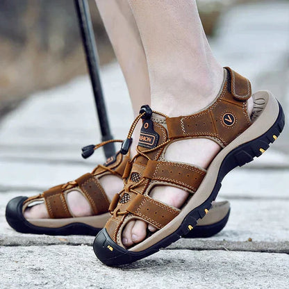 Orthopädische Herrensandalen Sommer Bequem