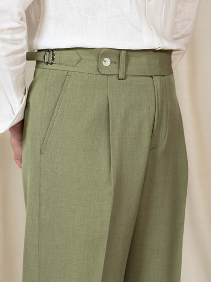 Herren Hose Lässig Oldschool Style Hochgeschnitten