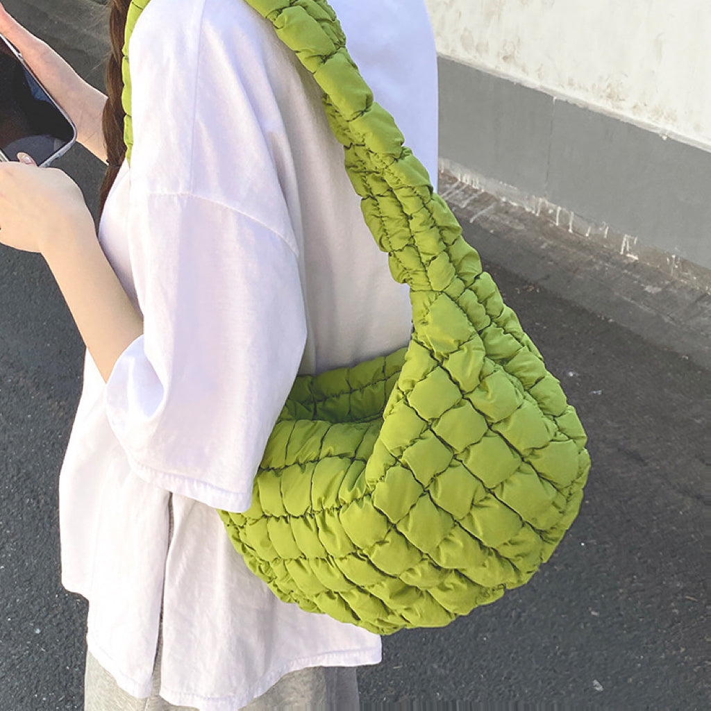 Frauen Schultertasche Plissiert Elegante Damenhandtasche