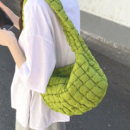 Frauen Schultertasche Plissiert Elegante Damenhandtasche