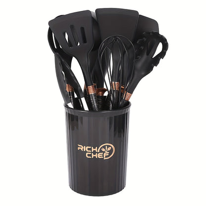 Elegante Silikon Küchenhelfer Set Premium