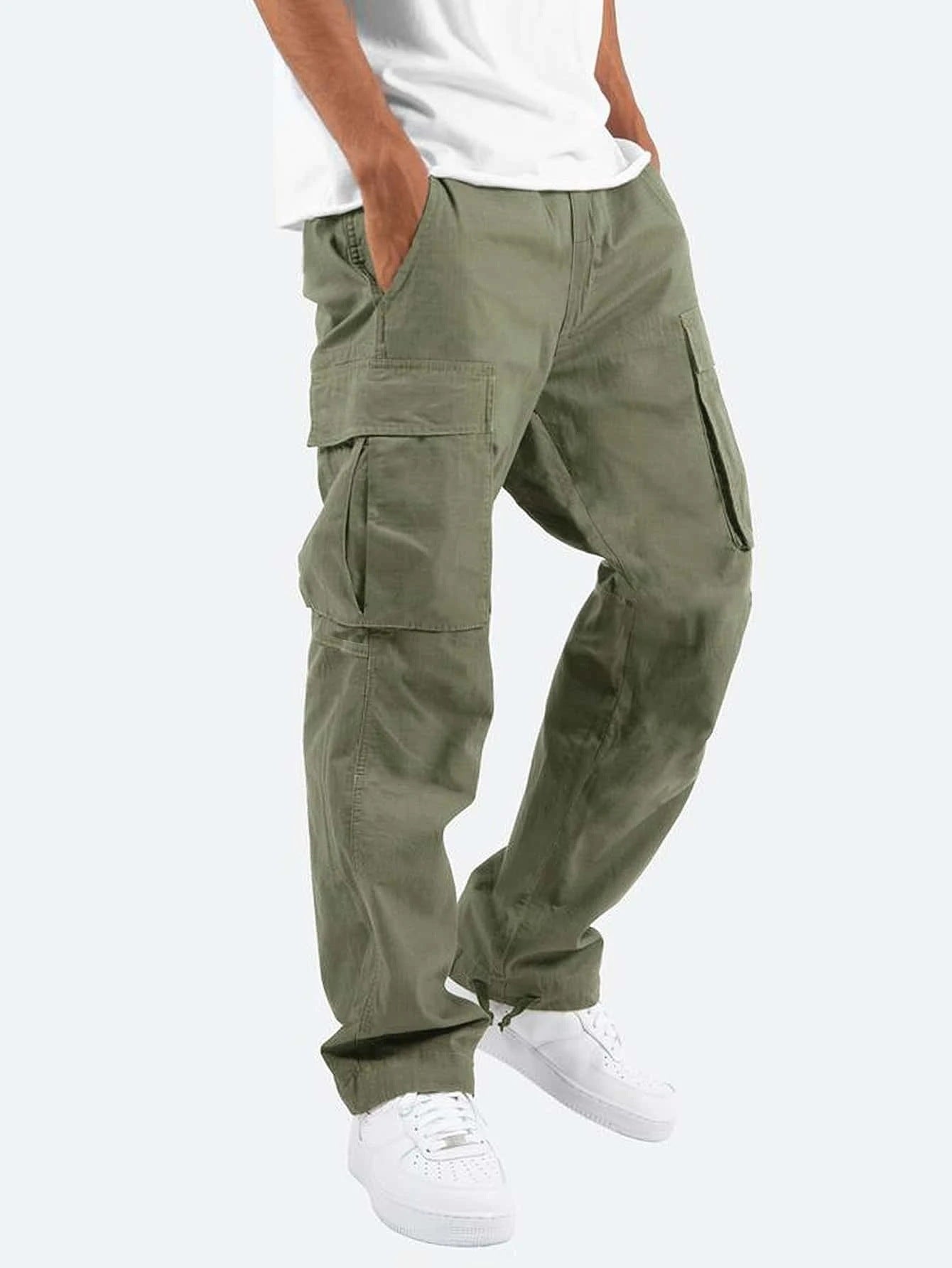 Herren Cargo-Hose Lässig Bequem Freizeit
