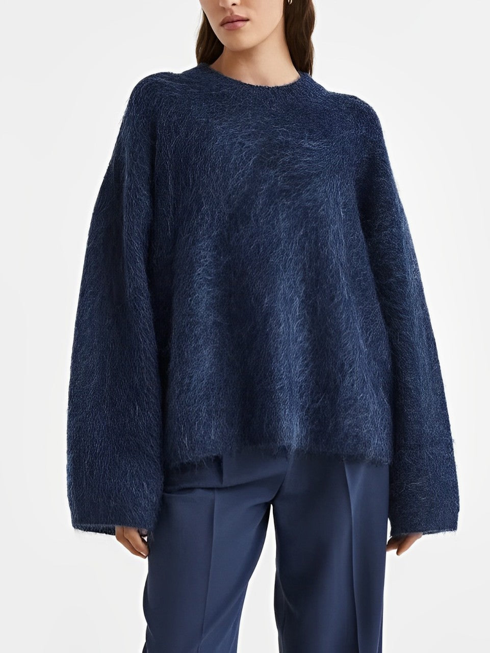 Weicher Samt-Pullover von Alva - Lang