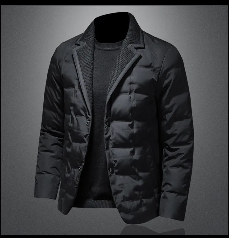 Herren Winterjacke Warm Isoliert Dick