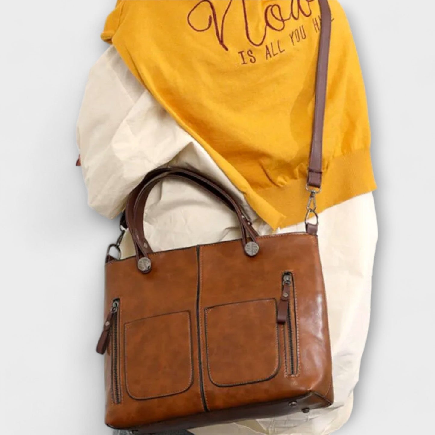 Praktische Damen Handtasche für Alltag Groß