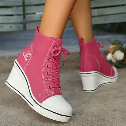 Stiefeletten Damen Einfach Liebesmotiv Sneaker