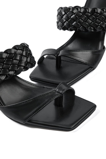 Sandaletten Damen Geflochtene Riemen Sommer