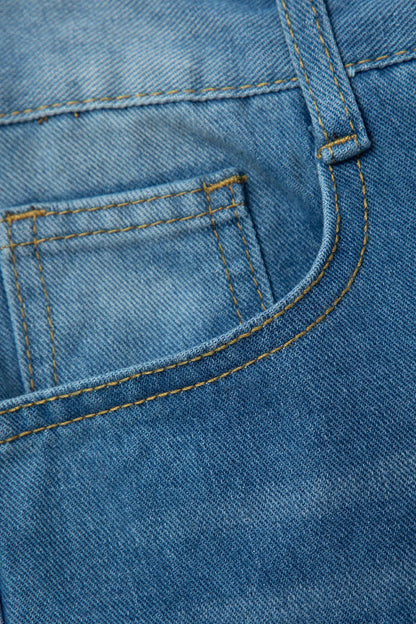 Hohe Damenjeans Vintage Style Hochwertig
