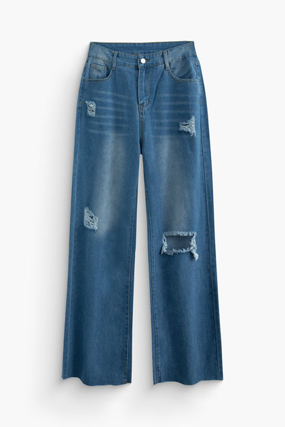 Hohe Damenjeans Vintage Style Hochwertig - BerlinGlamour