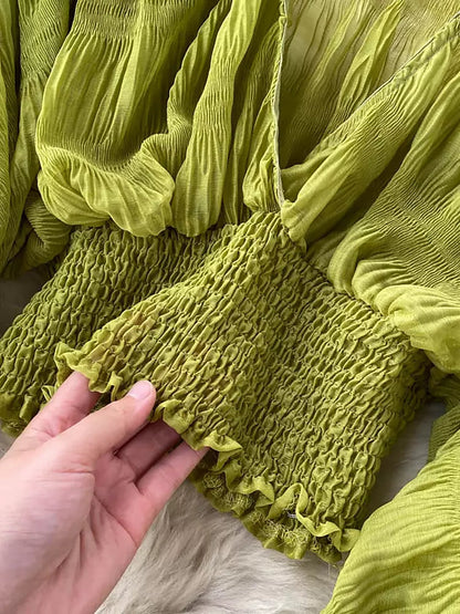 Elegante Damen Tops Chiffon Kurz Ärmel Mit V Ausschnitt