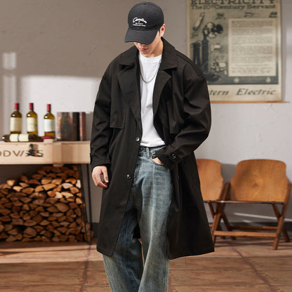 Trenchcoat Damen Modern Verstellbar Lang
