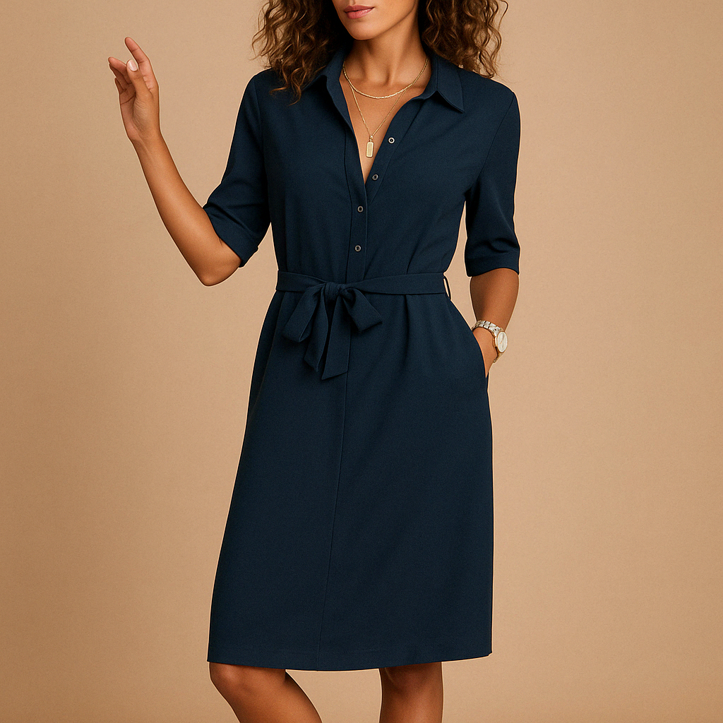 Elegante Damenrobe Modern Geschnürt Figurformend