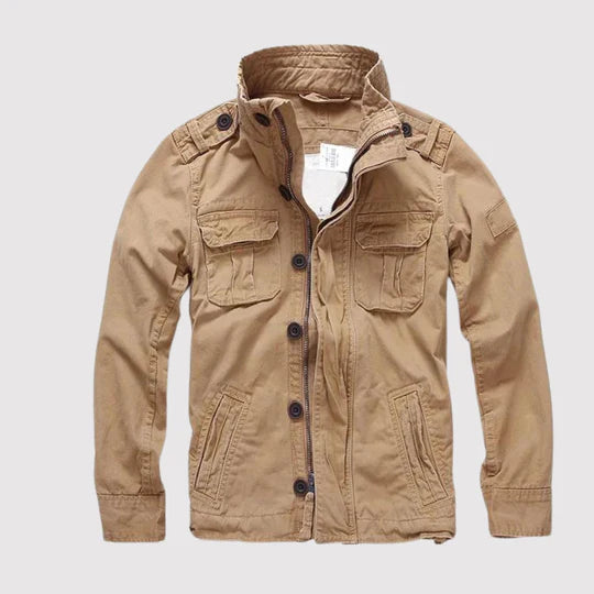 Praktische Outdoor-Jacke Mit Reißverschluss und Taschen