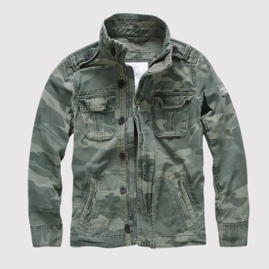 Praktische Outdoor-Jacke Mit Reißverschluss und Taschen