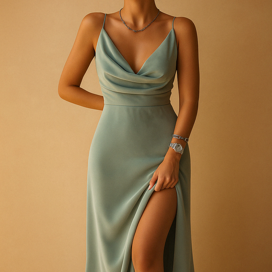 Elegantes Frauen Maxikleid Lang Damenkleid - BerlinGlamour