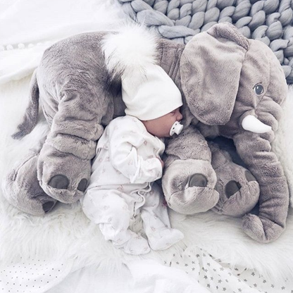 Weiches Elefanten Kuschelkissen für Kinder - BerlinGlamour