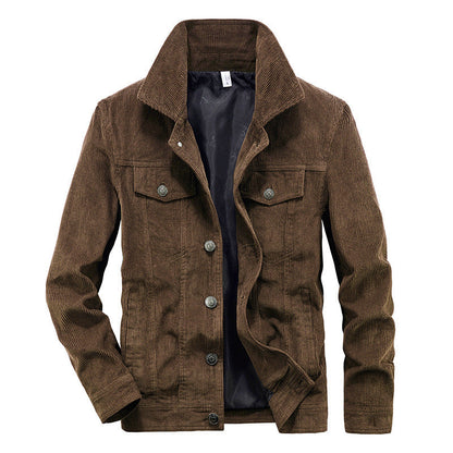 Leichte Cordjacke Herren Sommerjacke Beige