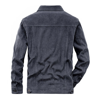 Leichte Cordjacke Herren Sommerjacke Beige - BerlinGlamour